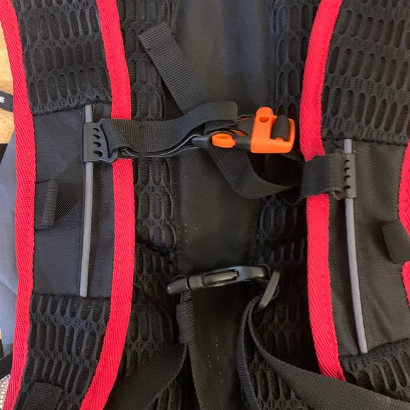 Crane Sports Authentic Walking/Hiking Backpack, Gray and Red NWOT - Picture 14 of 15